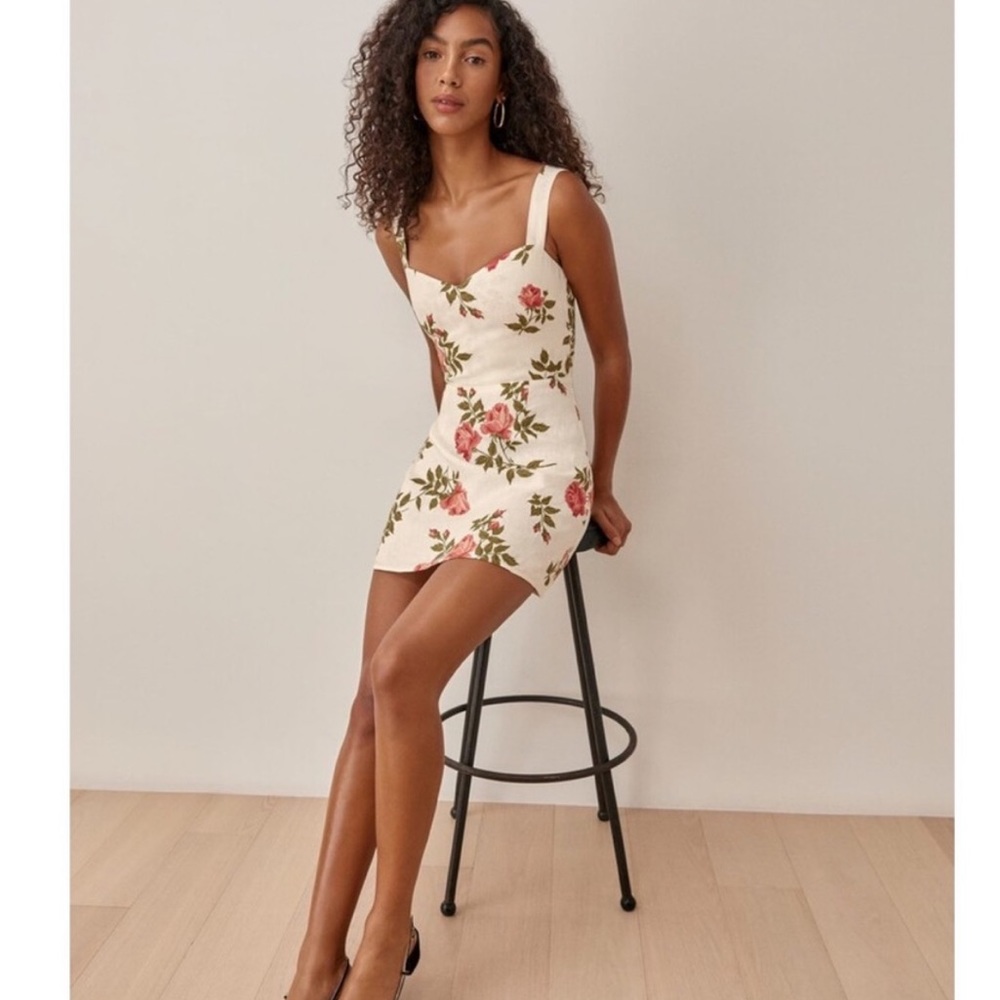 Reformation Miso Linen Dress, NWT, Size 8